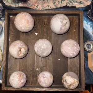 Pink Amethyst spheres - Price based on size
